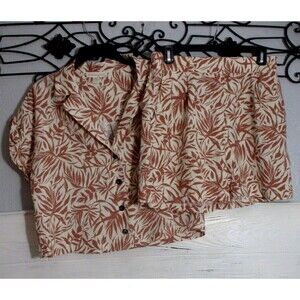 Monteau Shorts Outfit Size XL Multicolored Floral